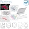 Better Office Products Thank You Cards W/Envs, 5 Cover Designs, Blank Inside, All Occasions, Modern Collection, 100PK 64523 - alternate 5